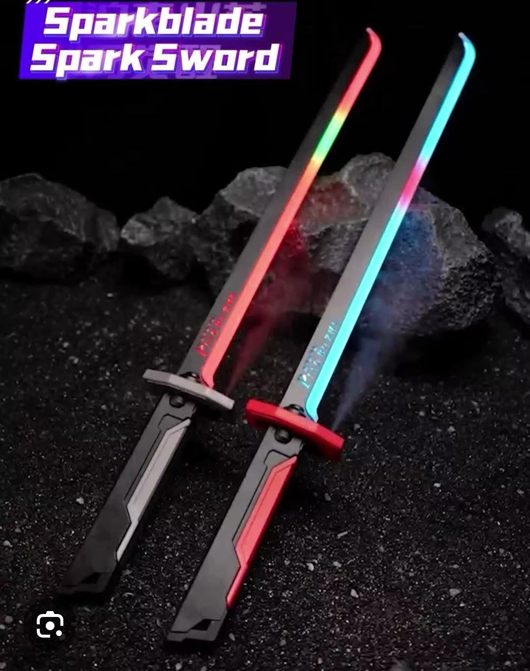 Spark Blade LED Sword With Smoke & Spark Effect
