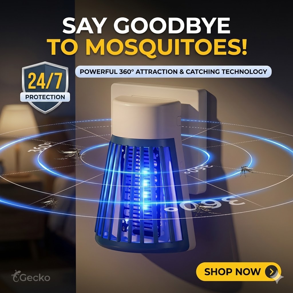 Gecko Mosquito Killer Lamp