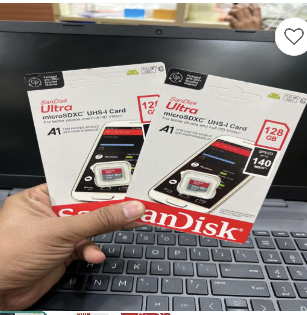 128 Gb memory’s Card Sandisk