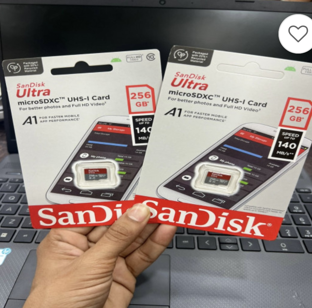 256 Gb memory card sandisk